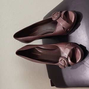 Banana Republic size 10, brown wedge